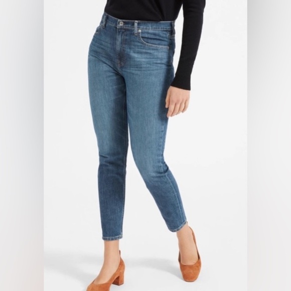 Everlane Ankle Mid Rise Jeans Size 25 - Picture 1 of 7